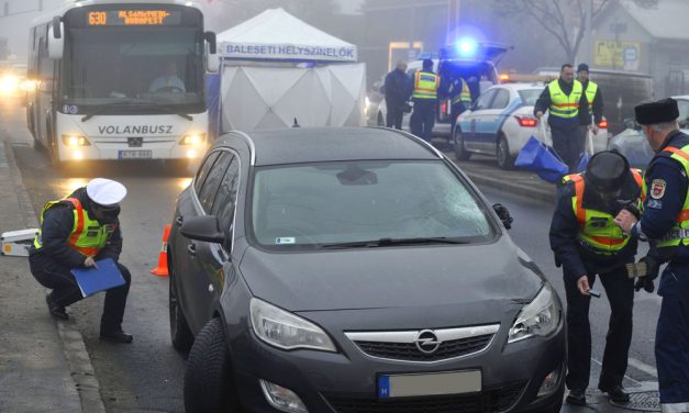 Két gyalogost gázoltak el a zebrán: egy 62 éves nő meghalt