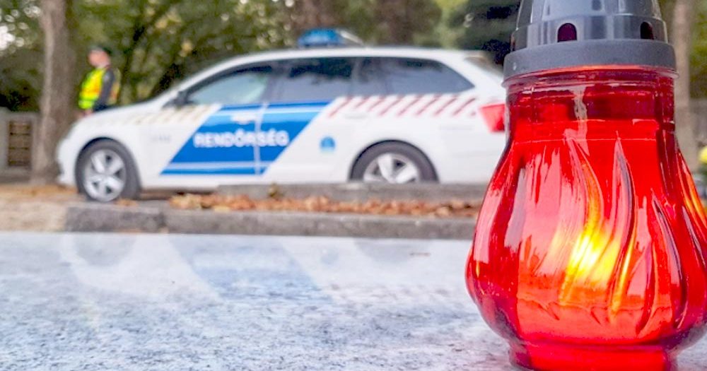 Figyelmeztetést adott ki a rendőrség: sok a tolvaj és az gépkocsi-feltörés  a temetők környékén
