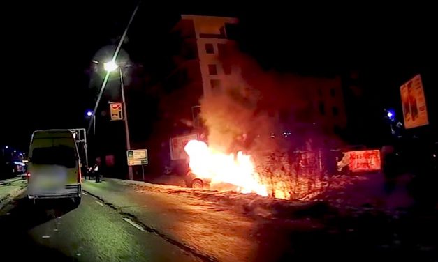 Döbbenet a főváros 11. kerületében: felrobbant egy autó, a lángoló járműből mentették ki a sofőrt