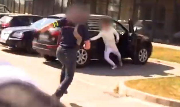 A rendőrök példásan tetten érték az autótolvajokat, aszfaltra nyomták az arcukat