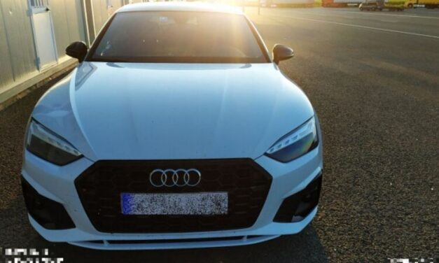 Körözött Audit kapcsoltak le a határon – Spanyolorszgban is körözték a járművet