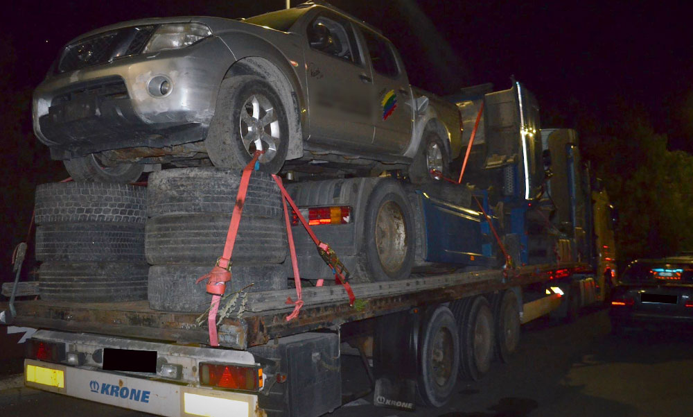 Horrorkaravánt kapcsoltak le az M7-esen a rendőrök