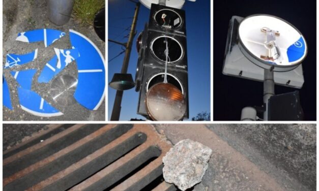 Lámpákat és táblákat rongált – a rendőrök nyakon csípték