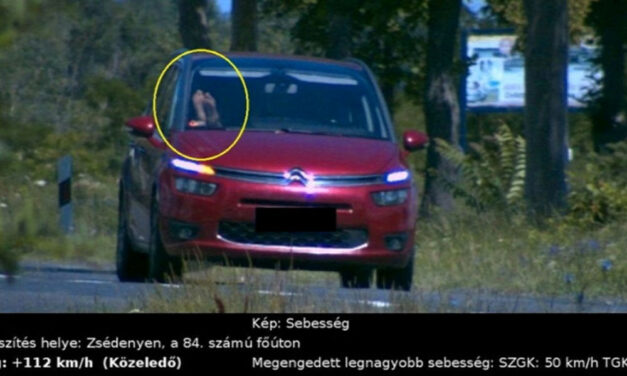 Olyan gyorshajtót fotóztak, amilyent még a rendőrök sem láttak