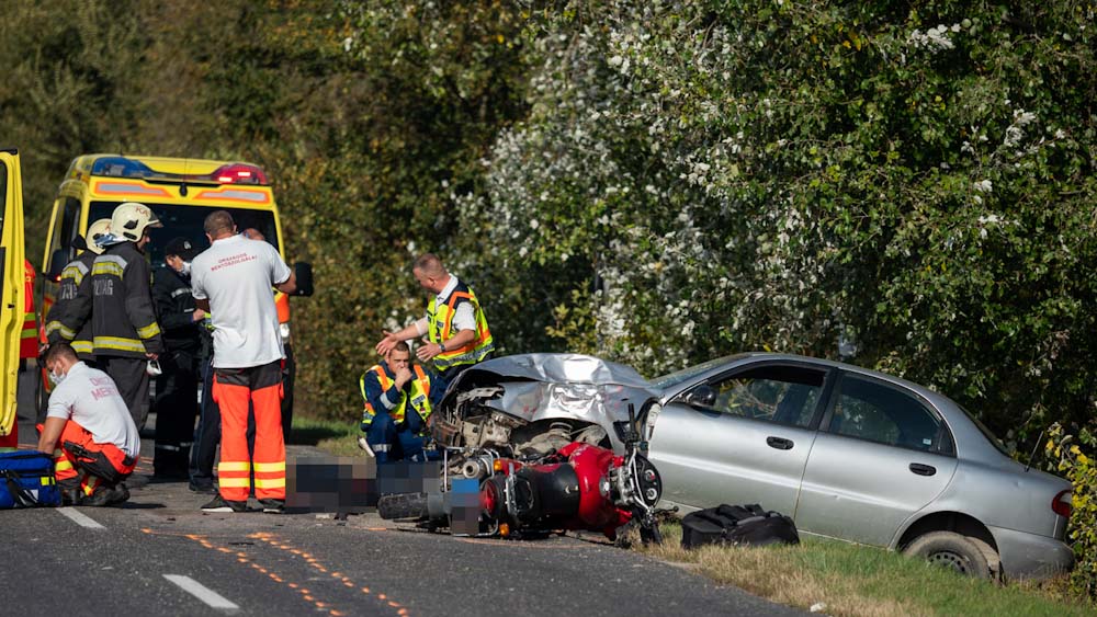 Három motoros halt meg fél nap alatt balesetben, ketten Bács-Kiskun megyében, egy pedig Pilisszentkeresztnél