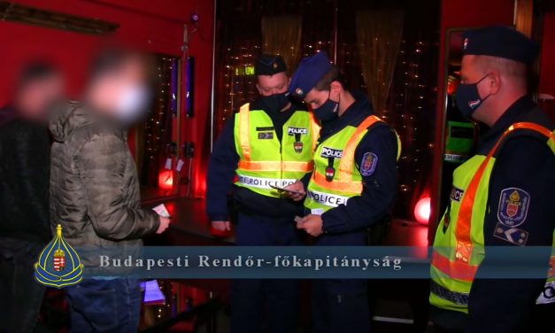 Razzia Budapesten: Bezáratott a rendőrség több szórakozóhelyet mert megsértették a maszkviselési szabályokat