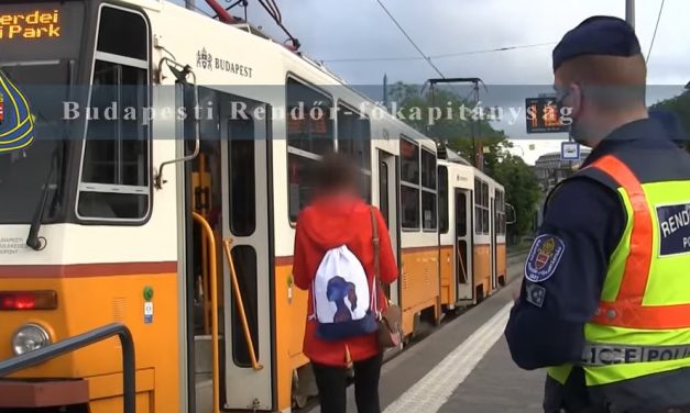 Budapesten, a 41-es villamos útvonalán akcióztak a rendőrök, ezért tartottak most ellenőrzéseket