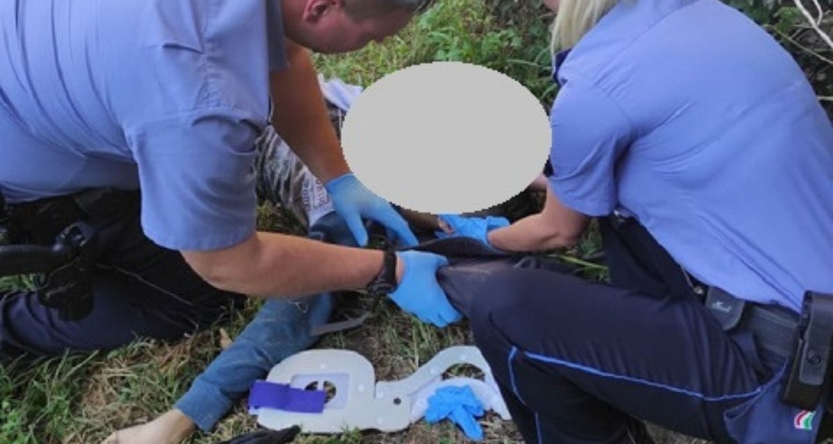Lezuhant egy 14 éves fiú a tatai vár falról: a rendőrök találtak rá a 10 méteres mélységben