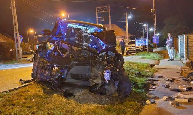 Szétbombázta a kerítést a Suzuki Vitara, ekkora rombolást még a szomszédok sem láttak