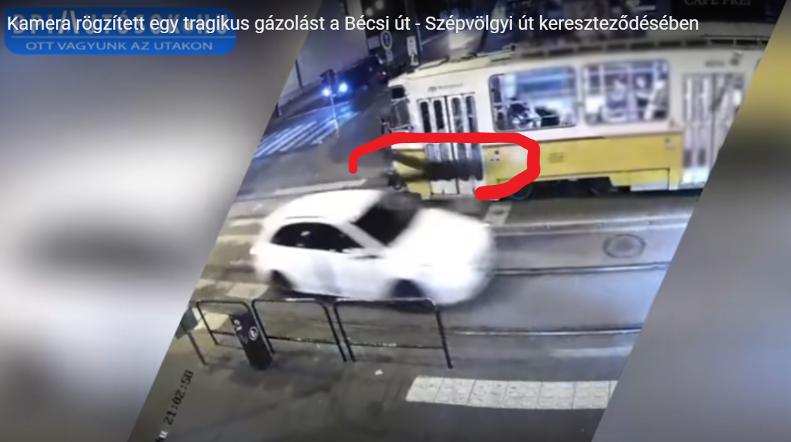 Hétköznapi horror Óbudán, métereket repült a figyelmetlen gyalogos