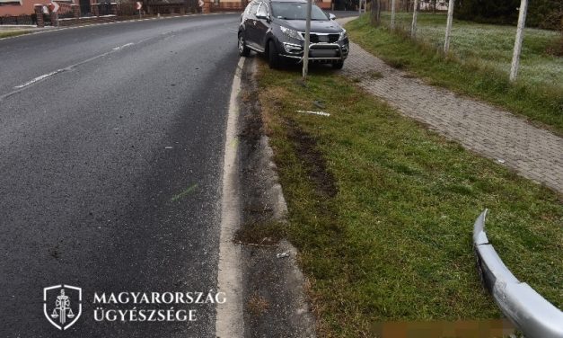 Megállás nélkül hajtott el a baleset helyszínéről, később ittasan is vezetett – Fotók a helyszínről