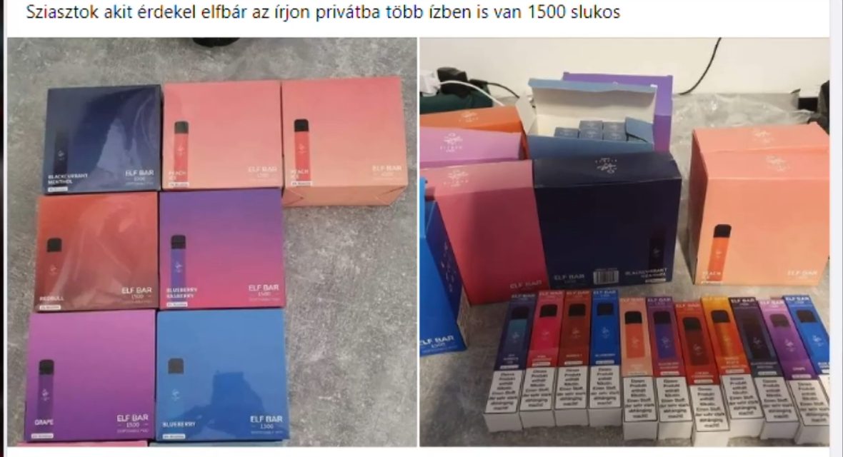 Hiába illegális a birtoklása, még mindig terjed az Elf Bar – Most három orgazdán ütöttek rajta a NAV-osok – videó