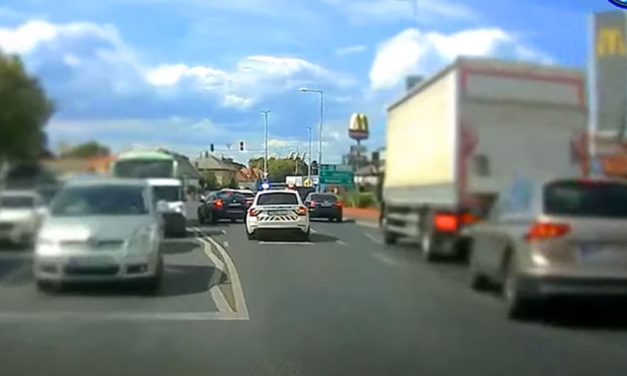 Drámai autósüldözés Siófokon, cikázva menekült a tettes a rendőrök elől, nagy csattanás lett a száguldozás vége