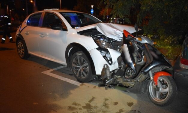 „Nem akartam megállni a hídon, mert veszélyes” – mondta a részeg férfi, miután elütötte a motorost, majd hazáig tolta maga előtt kocsijával a robogót