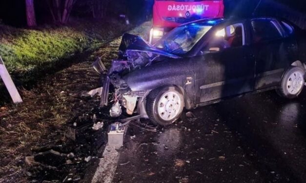 Fiatal férfi halt meg a péntek esti karambolban