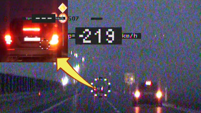 Majdnem 220 felett hajtott a sofőr a 37-esen, nem kis bírságot kapott