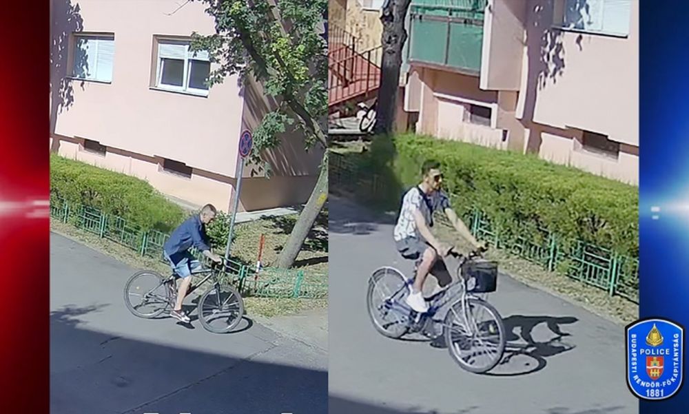 Kerékpártolvajt keresnek a budapesti rendőrök, a lakosság segítségét kérik