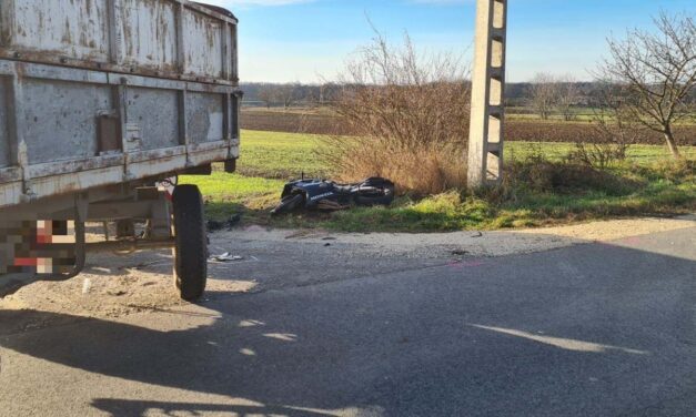 Halálos baleset történt Dunaföldvár és Bölcske között!