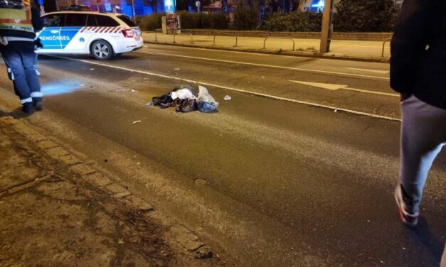 Gyalogost gázoltak a fővárosban – 15 métert repült az a nő, akit péntek este elütöttek egy zebrán