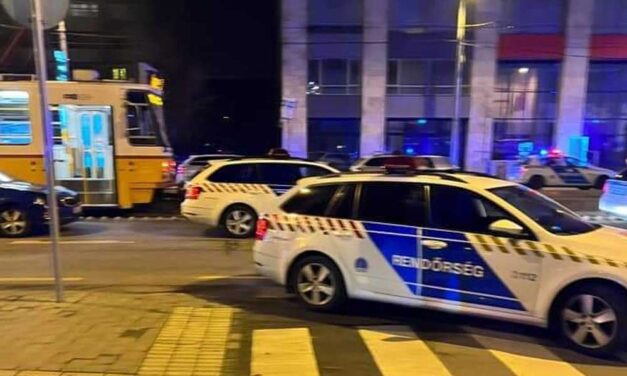 „Megrendülve állunk a történtek előtt” – rendőrautókra tett gyászszalaggal emlékeznek a Budapesten megölt társukra a rendőrök, Baumann Péter 29 évesen halt meg az éjszaka