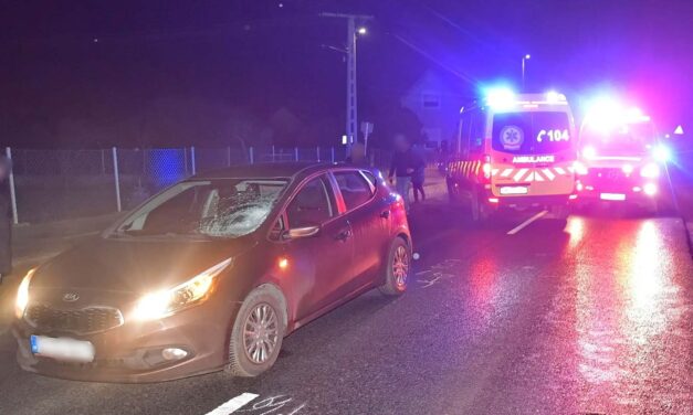 Nem élte túl a gázolást a munkából hazatérő asszony