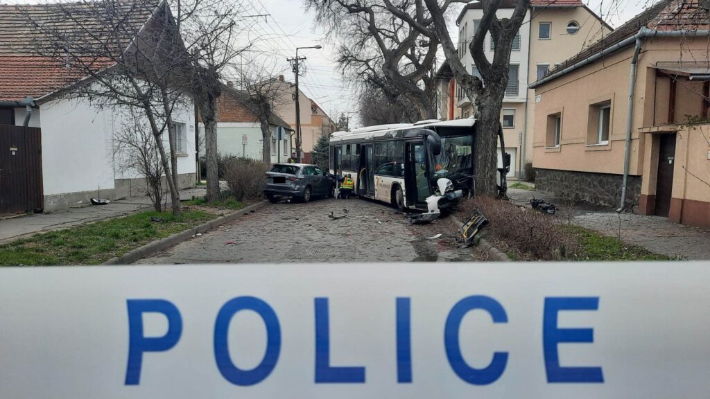„A körülményekhez képest jól vagyok” – megszólalt a buszsofőr, aki egy szabálytalan autós miatt fának ütközött a menetrendszerinti busszal