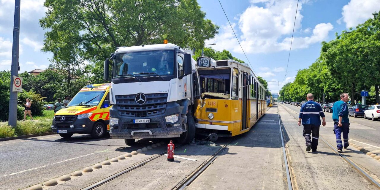 Súlyos baleset történt Újbudán