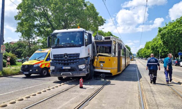 Súlyos baleset történt Újbudán