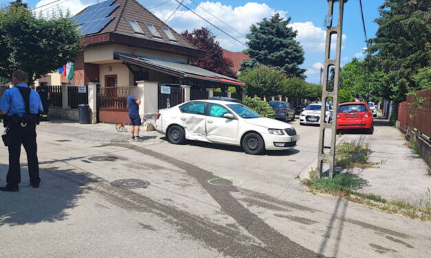 Durva csattanás volt Németh Szilárd budapesti otthona előtt: ismét a jobbkéz-szabály értelmezése okozott balesetet