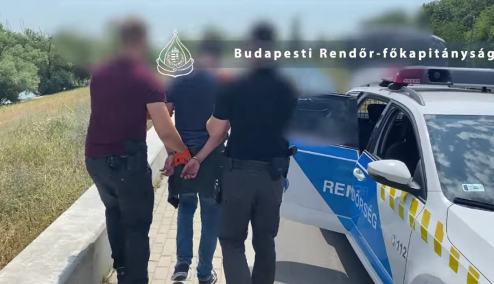 Így fogták el az angyalföldi gyilkost: videón, ahogy őrizetbe veszik T. Róbertet a Római parton