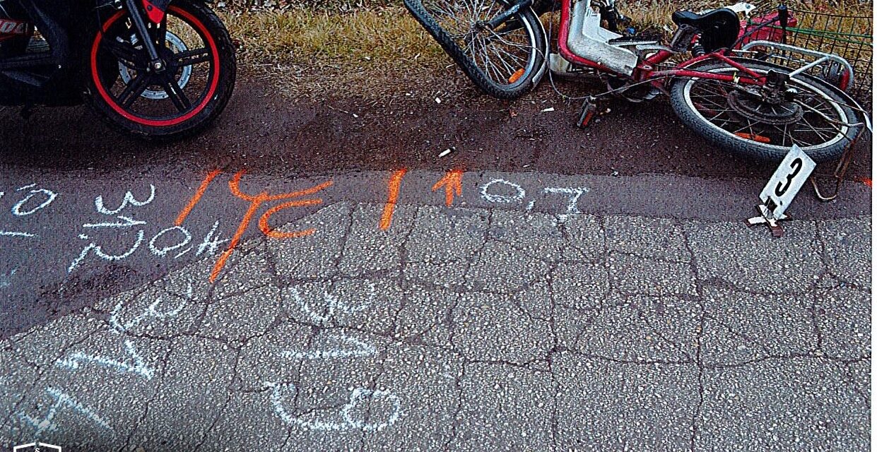 Döbbenetes: robogóval vontatott egy kerékpárost a fiatal fiú Pest megyében, drámai vége lett – fotók a helyszínről