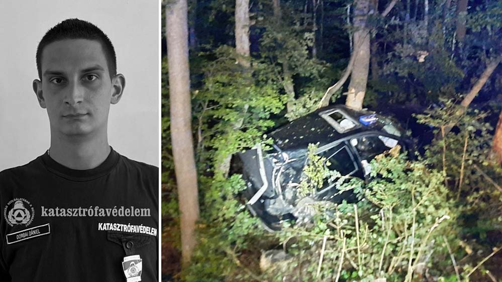 „Nyugodj békében, Bajtárs” – Három napig dolgozhatott tűzoltóként a 24 éves férfi, aki meghalt a pilisszentlászlói horrorbalesetben