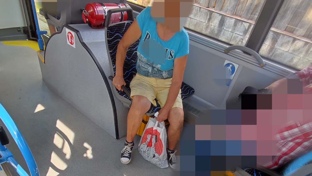Bekötött nejlonzacskóba csomagolta kiskutyáját egy idős nő az újpesti buszon, egy utas mentette meg a yorkit
