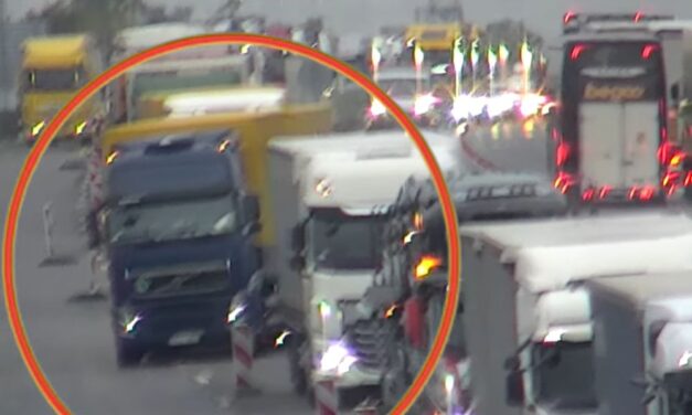Döbbenet, mik történnek az M1-esen: ellopták a terelőfényeket működtető akkumulátort, egy kamionos pedig érthetetlen dolgot művelt