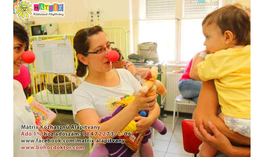 Adó 1% felajánlás Bohócdoktorok támogatására