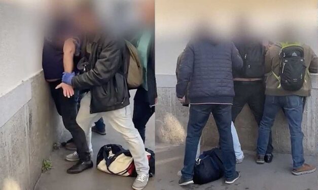 Utasoknak látszó, civil ruhás rendőrök tucatjai csaptak le két férfira a Keleti pályaudvaron