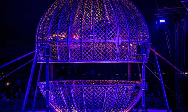 Dráma a Richter Cirkuszban: kizuhant a halálgömbből egy motoros a társulat győri előadásán