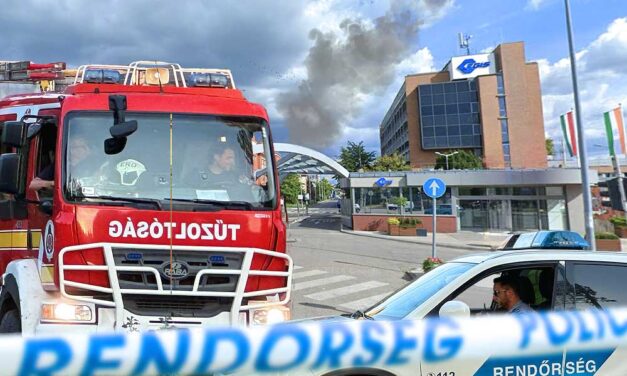 Robbanás a budapesti gyógyszergyárban: ketten megsérültek, az egyik épületben tűz ütött ki