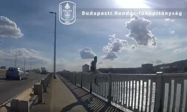A halál torkából hozta vissza a 25 éves fiatalt két rendőr a budapesti hídon: videó a drámai pillanatokról